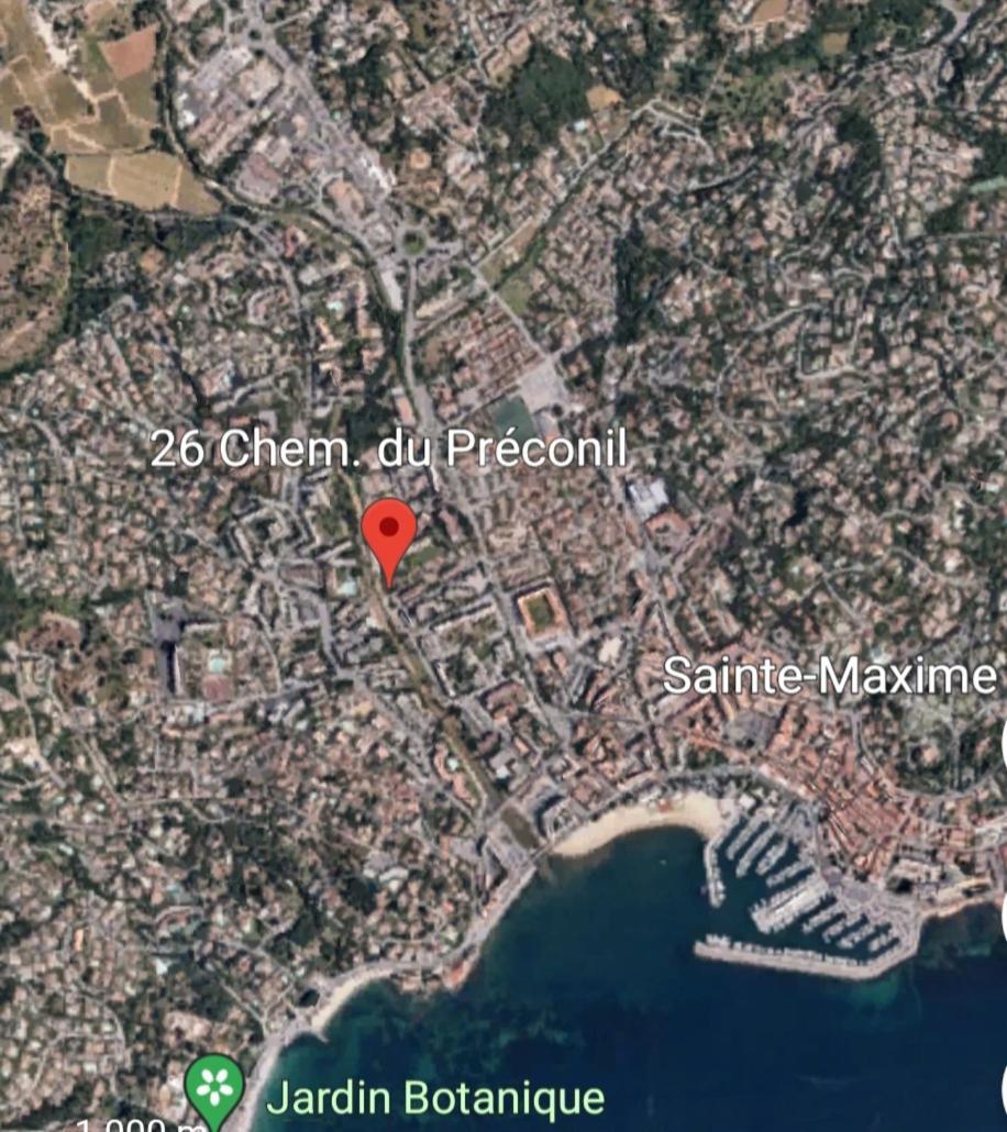 Haut De Villa A 700 Metres De La Plage, Totalement Independant Et Accessible Par Un Escalier Exterieur Sainte-Maxime Exterior foto
